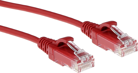 Изображение ACT CAT6 U/UTP SLIMLINE RD 3.00M