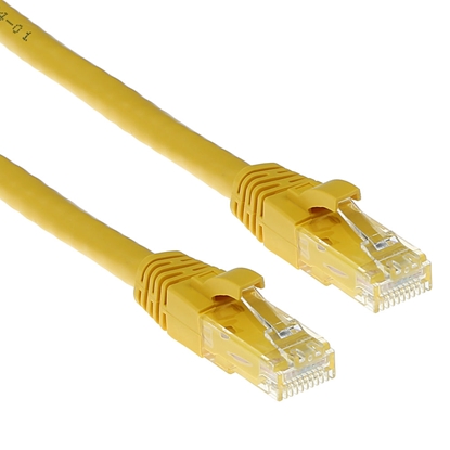 Picture of ACT CAT6 U/UTP SNAGLESS YL   1.00M