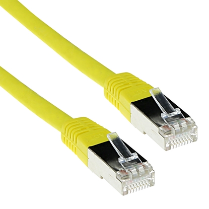 Picture of ACT CAT6A S/FTP LSZH YELLOW  1.50M