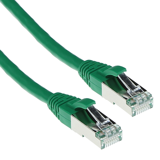 Picture of ACT CAT6A S/FTP SNAGLESS GN  0.50M