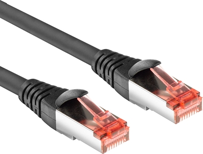 Picture of ACT CAT6A U/FTP PVC FLEX BK 0.5M