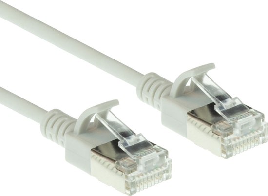 Picture of ACT CAT6A U/FTP SLIMLINE GY 0.15M