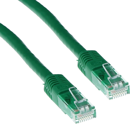 Изображение ACT CAT6A U/UTP LSZH GREEN   7.00M