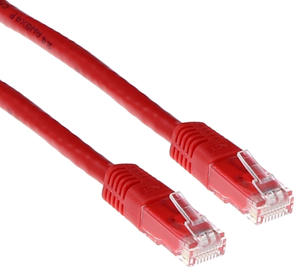 Изображение ACT CAT6A U/UTP RED          1.00M
