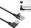 Picture of ACT CAT6A U/UTP SLIM R-ANG BK 0.50M