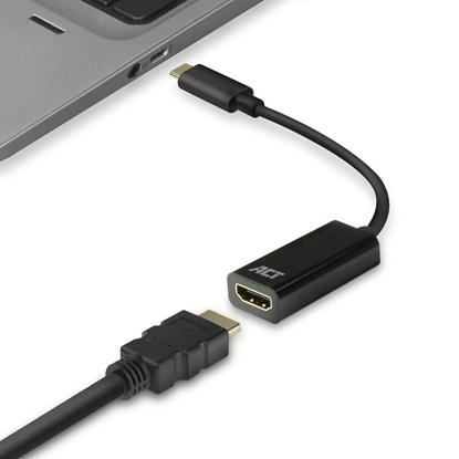 Изображение ACT CONVERTER TYPE-C-HDMI F. 0.15M ZB
