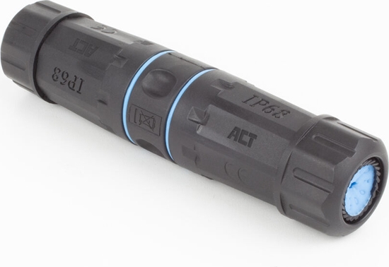 Изображение ACT COUPLER CAT6A RJ45 SHIELD IP68