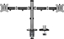 Attēls no ACT DESKMOUNT 2 SCREENS 10-32