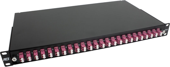 Picture of ACT FIBER PANEL 24XDUPLEX LC OM4