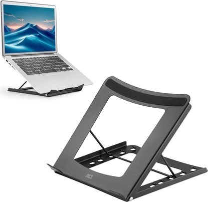 Attēls no ACT FOLDABLE LAPTOPSTAND STEEL