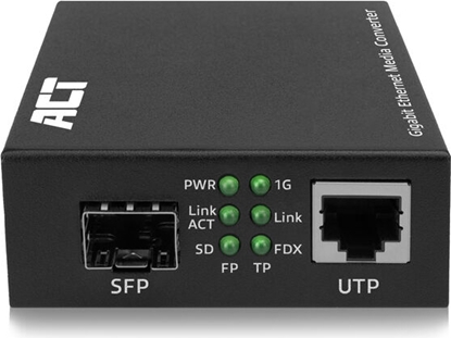Attēls no ACT GBIT SFP MEDIA CONVERTER