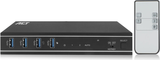 Picture of ACT KVM SWITCH 2X SINGLE HEAD HDMI