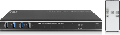 Attēls no ACT KVM SWITCH 4-PORT DISPLAYPORT