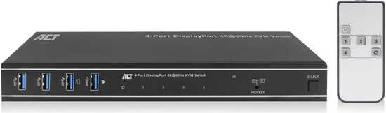 Picture of ACT KVM SWITCH 4-PORT DISPLAYPORT