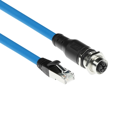 Picture of ACT M12X-8PFCH-RJ45 SH 5.00M