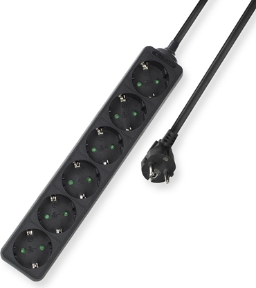Picture of ACT PDU TYPE F 6V 3M BLACK