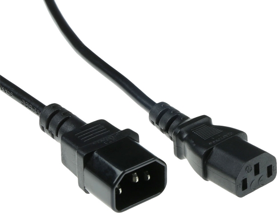 Picture of ACT POWERCORD C13 - C14 BK   3.00M