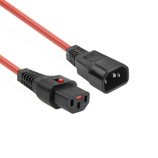 Picture of ACT POWERCORD C13 LOCK-C14 RD 1.0M