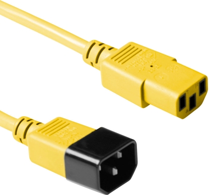Picture of ACT POWERCORD C13-C14 YELLOW 0.60M