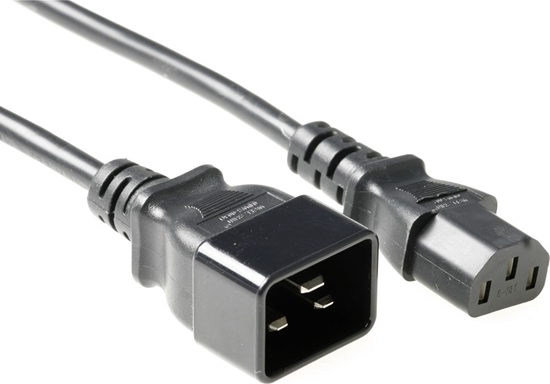 Picture of ACT POWERCORD C13-C20 BLACK  2.00M