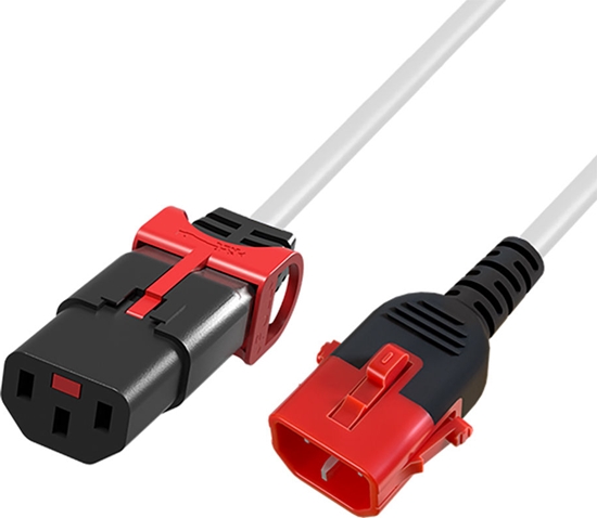 Picture of ACT POWERCORD C13SL+-C14L WH 2.00M