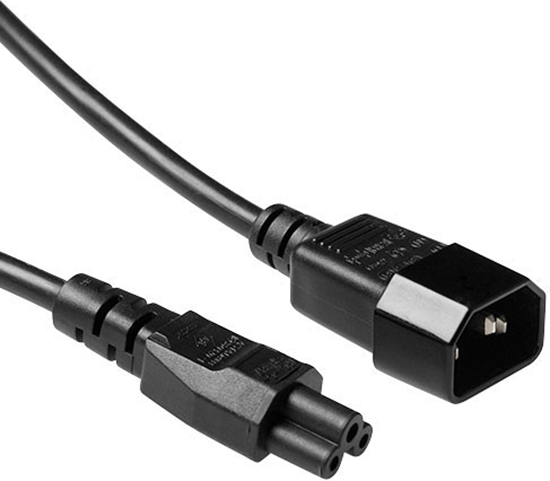 Picture of ACT POWERCORD C14 - C5 BK  0.50M