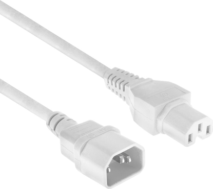 Attēls no ACT POWERCORD C14-C15 WH 2.00M