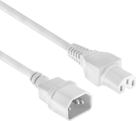 Изображение ACT POWERCORD C14-C15 WH 2.00M