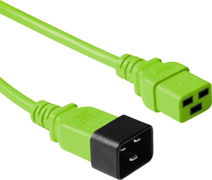 Attēls no ACT POWERCORD C19-C20 GREEN  0.60M