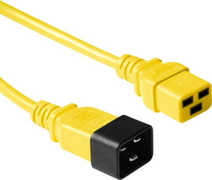 Attēls no ACT POWERCORD C19-C20 YELLOW 3.00M