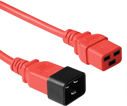 Attēls no ACT POWERCORD C19-C20 RED    0.60M