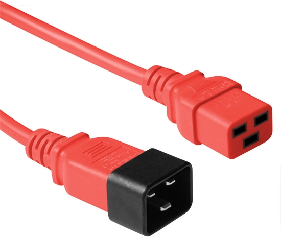 Изображение ACT POWERCORD C19-C20 RED    1.80M