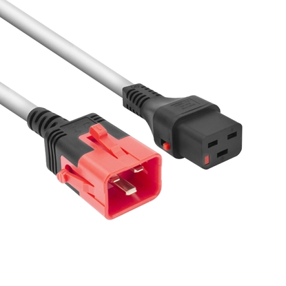 Attēls no ACT POWERCORD C19L-C20DL WH 1.0M