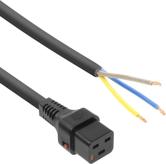 Picture of ACT POWERCORD C19LOCK-OPEN   1.00M