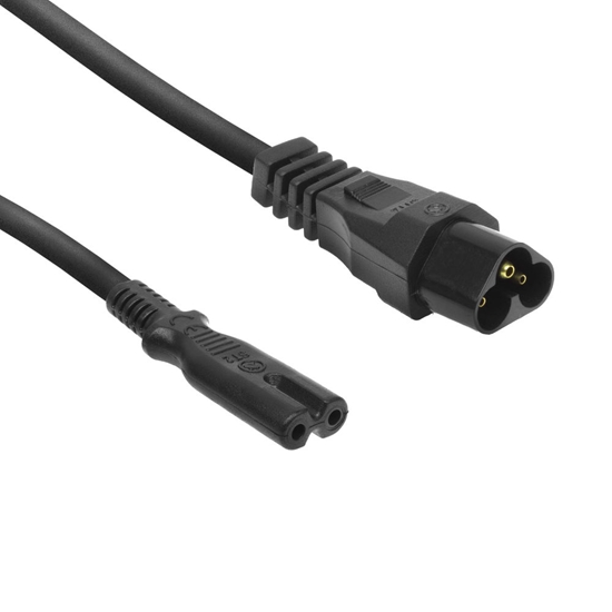 Picture of ACT POWERCORD C6 - C7 BK 0.2M