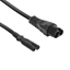 Attēls no ACT POWERCORD C6 - C7 BK 0.2M
