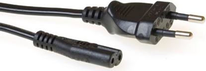 Attēls no ACT POWERCORD EURO-C7 BK 2.00M