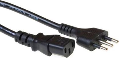 Attēls no ACT POWERCORD ITA-C13 BK 1.80M