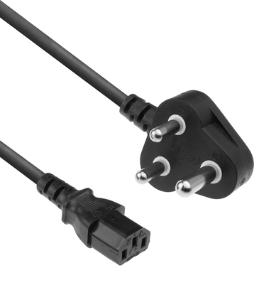 Attēls no ACT POWERCORD SA-C13 BK 2.50M