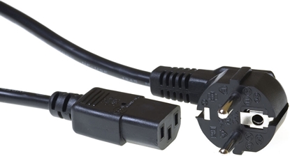Attēls no ACT POWERCORD SCHUKO-C13 BK 10.00M