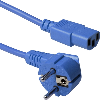 Attēls no ACT POWERCORD SCHUKO-C13 BU  0.60M