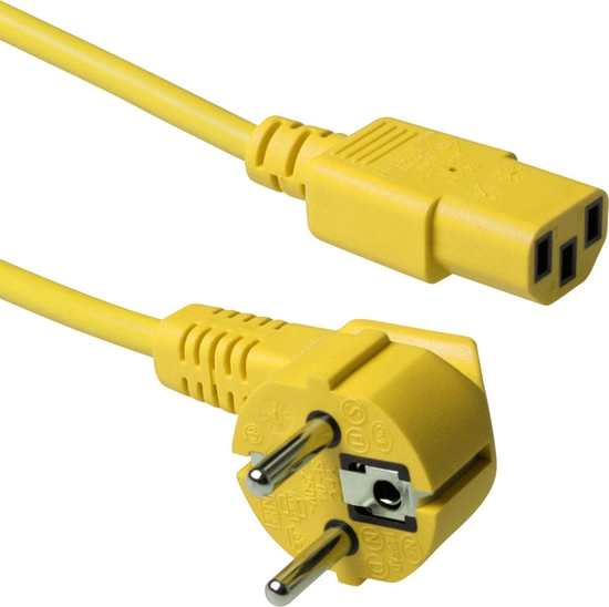 Picture of ACT POWERCORD SCHUKO-C13 YL  1.20M