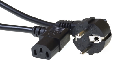 Attēls no ACT POWERCORD SCHUKO-C13A BK 2.00M