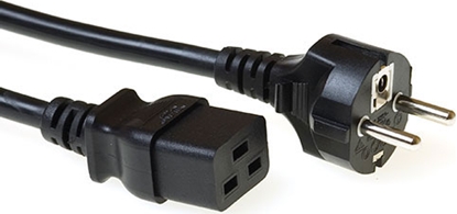 Attēls no ACT POWERCORD SCHUKO-C19 BK  1.00M