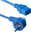 Attēls no ACT POWERCORD SCHUKO-C19 BLU 1.20M