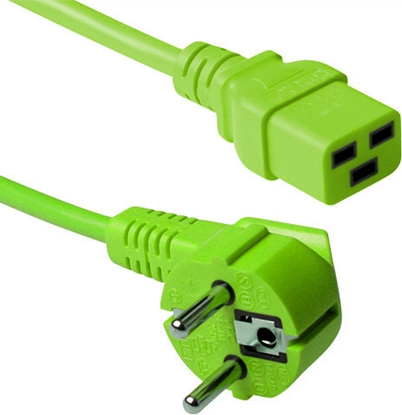 Изображение ACT POWERCORD SCHUKO-C19 GRN 0.60M