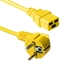 Picture of ACT POWERCORD SCHUKO-C19 YEL 1.80M