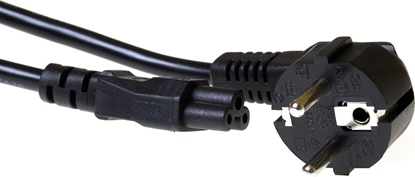 Attēls no ACT POWERCORD SCHUKO-C5 BLK  2.00M