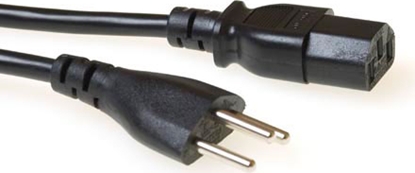 Attēls no ACT POWERCORD SWISS-C13 BLK  2.50M
