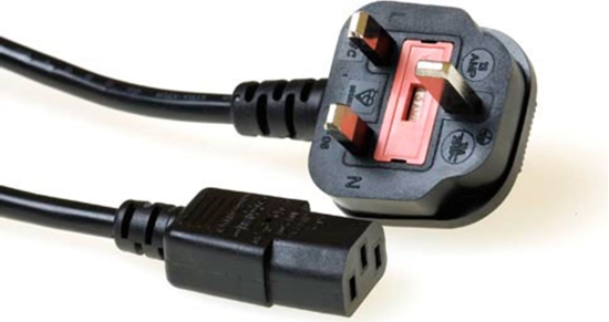 Picture of ACT POWERCORD UK-C13 5A BK 1.80M